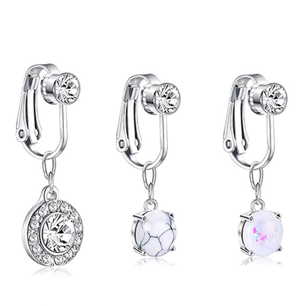 Body Jewelry Cartilage Earrings - Fashion Women Clip On Earrings Cartilage