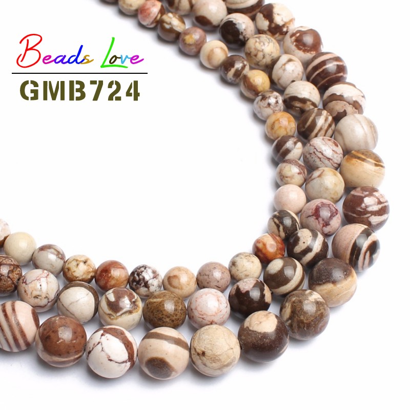 Body Jewelry Australia - 6mm-12mm Natural Stone Australia zebra Jaspers
