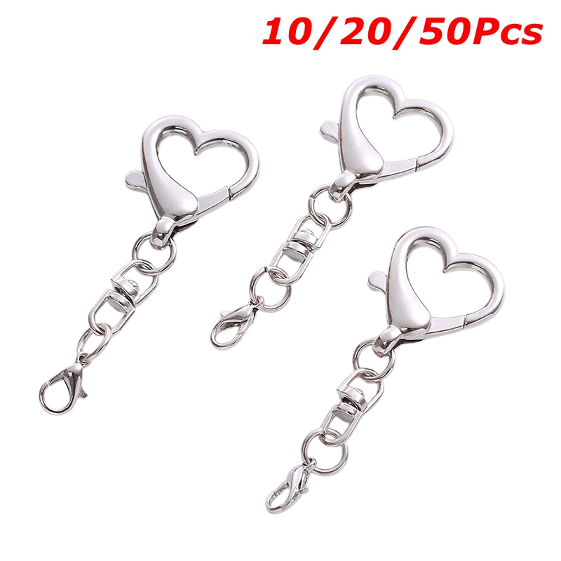 Body Jewelry Diy - 10/20/50Pieces Unique Alloy Heart Shaped Clasp