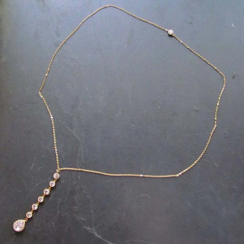 Stonefans Drop Back Chain Neck - огляд і ціна Body Jewelry Back