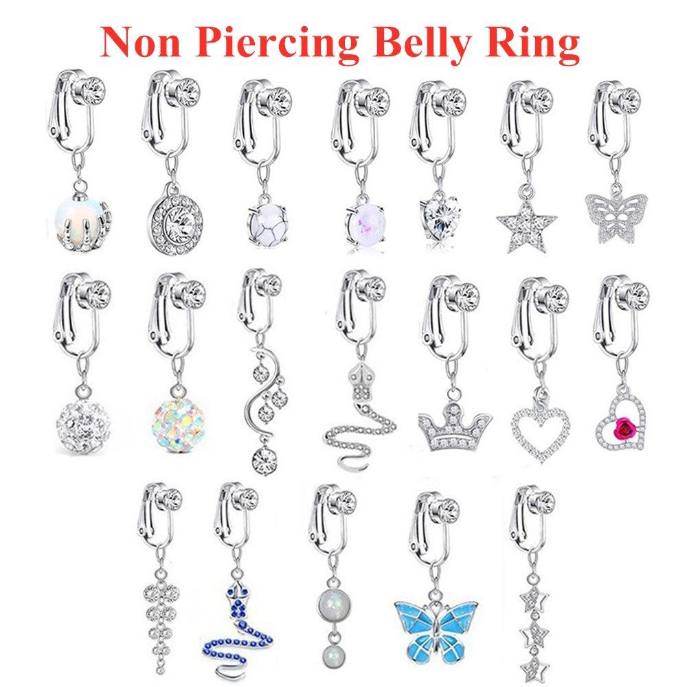 Fashion Women Clip On Earrings - огляд і ціна Body Jewelry Cartilage Earrings
