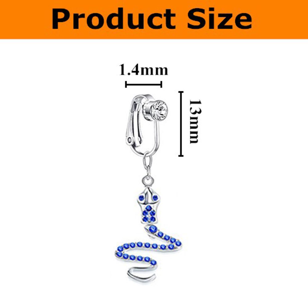 Fashion Women Clip On Earrings - огляд і ціна Body Jewelry Cartilage Earrings