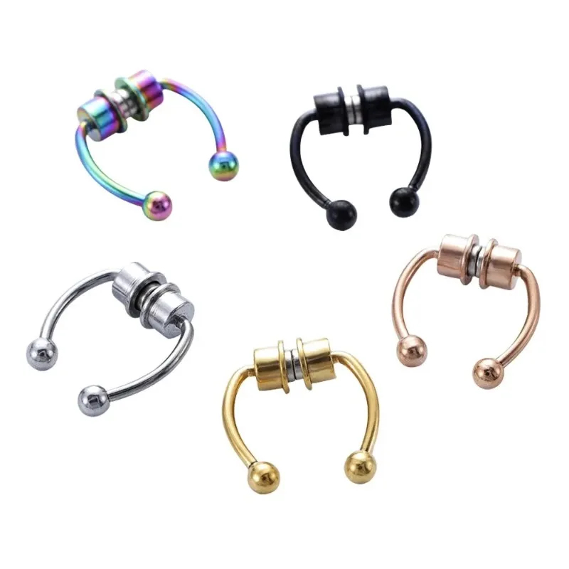 1/2/3Pcs Fake Magnetic Nose Ri - огляд і ціна Body Jewelry Septum