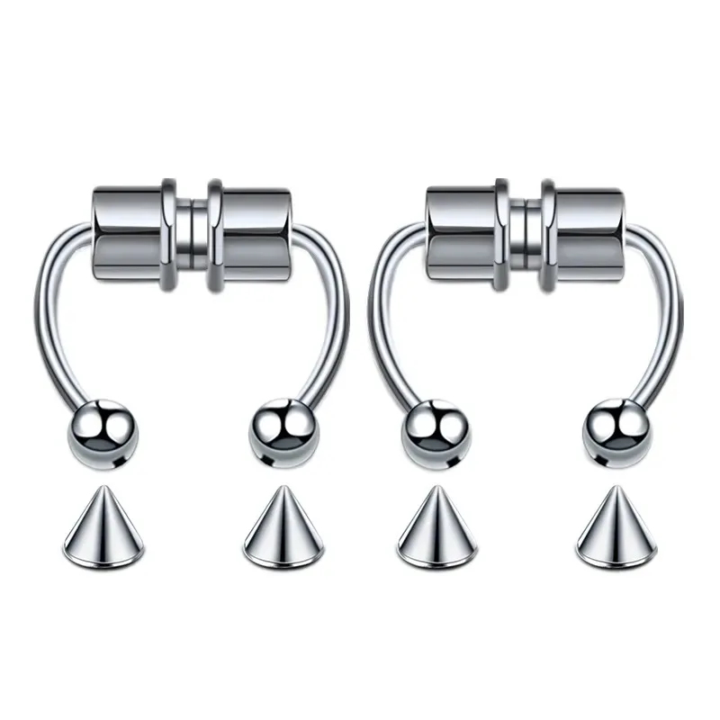 1/2/3Pcs Fake Magnetic Nose Ri - огляд і ціна Body Jewelry Septum
