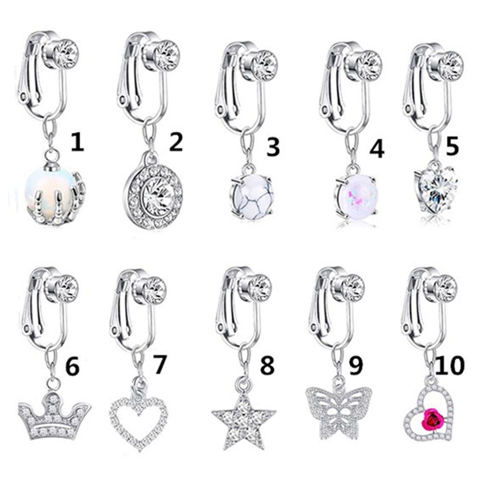 Accessories Clip On Earrings C - огляд і ціна Body Jewelry Cartilage Earrings