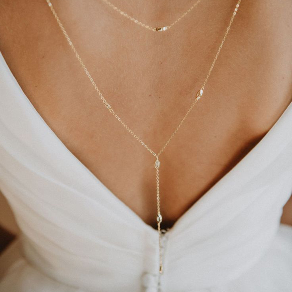 Gorgeous Bridal Back Chain Dro - огляд і ціна Body Jewelry Back
