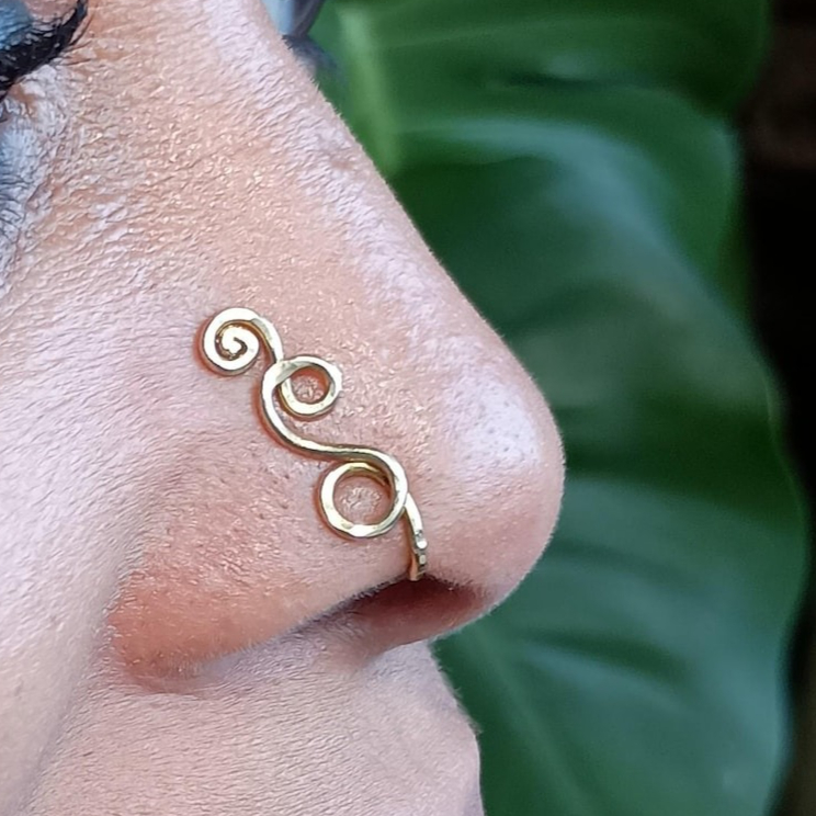 Faux Piercing Ring 14K Gold Fi - огляд і ціна Body Jewelry Septum