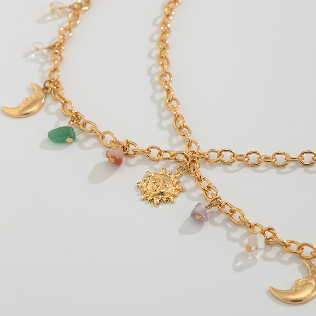 Boho Star Moon Sun Pendant Wai - огляд і ціна Body Jewelry Chain