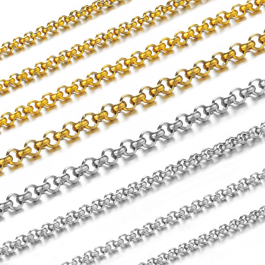 1 Meter 2-4mm Stainless Steel  - огляд і ціна Body Jewelry Chain
