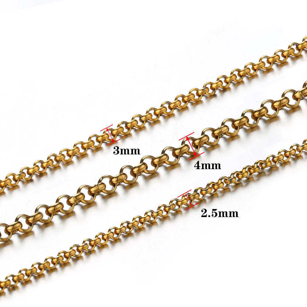 1 Meter 2-4mm Stainless Steel  - огляд і ціна Body Jewelry Chain