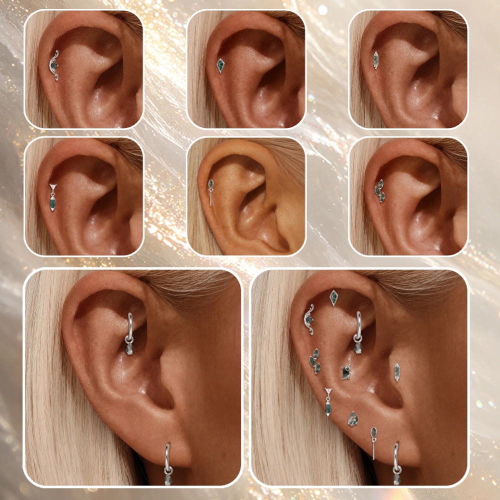 Canner 925 Sterling Silver Mos - огляд і ціна Body Jewelry Cartilage Earrings
