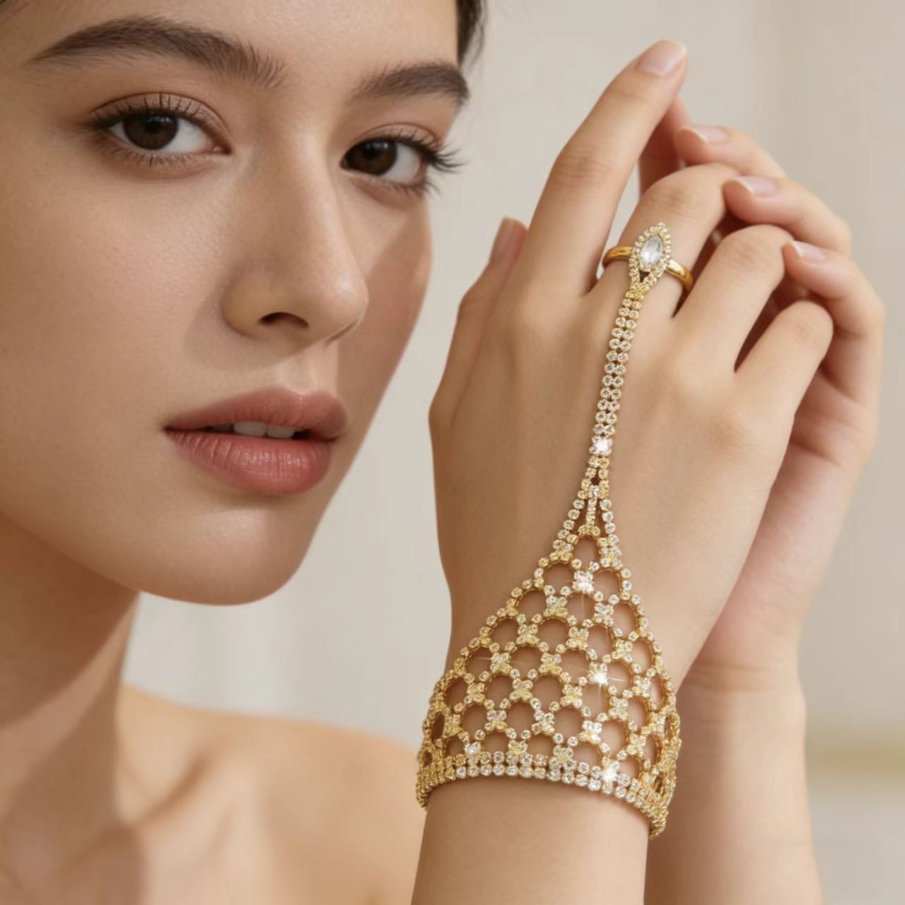 Women's Wedding Banquet Hand C - огляд і ціна Body Jewelry Back