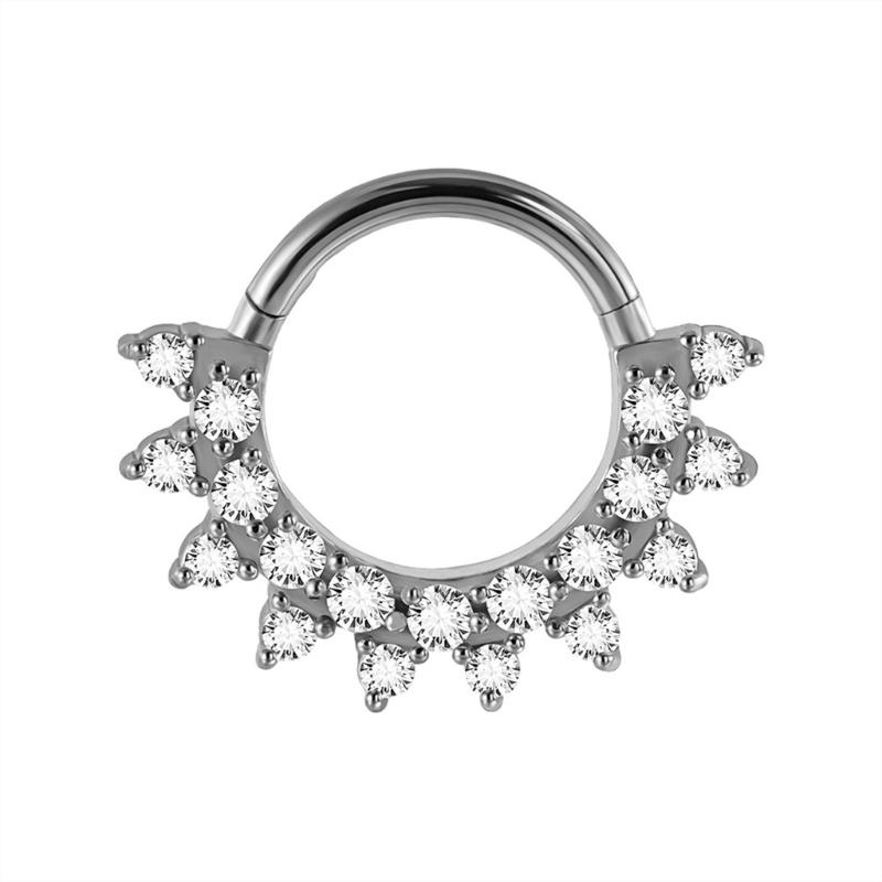 31BB Stylish Crystal Septum Ri - огляд і ціна Body Jewelry Cartilage Earrings