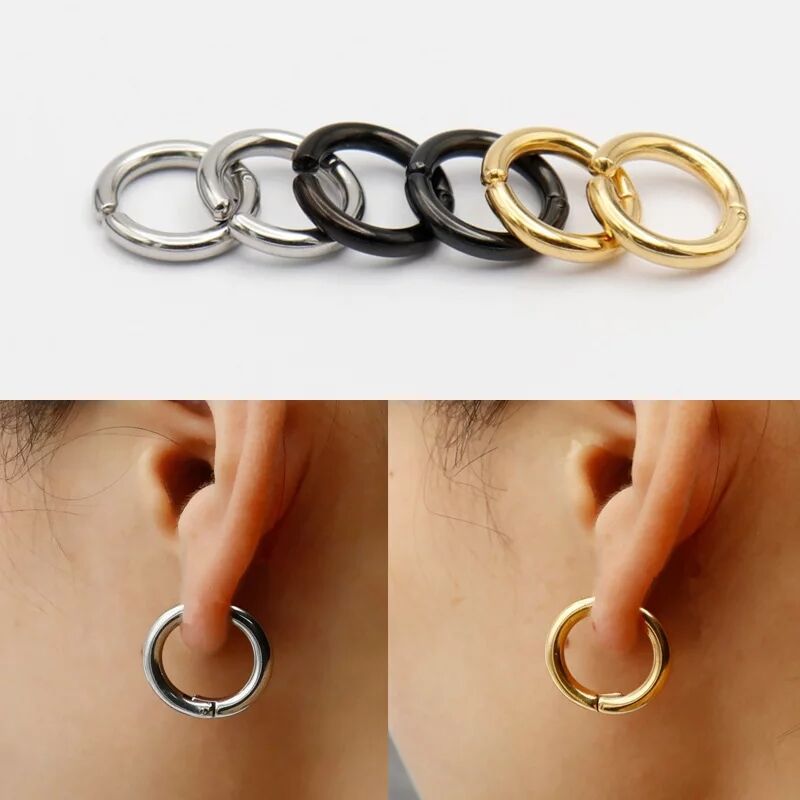 2/6Pcs Fake Huggie Hoop Earrin - огляд і ціна Body Jewelry Cartilage Earrings