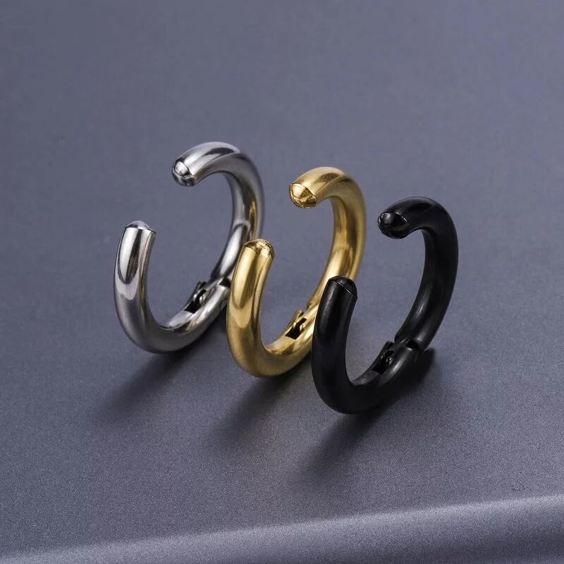 2/6Pcs Fake Huggie Hoop Earrin - огляд і ціна Body Jewelry Cartilage Earrings