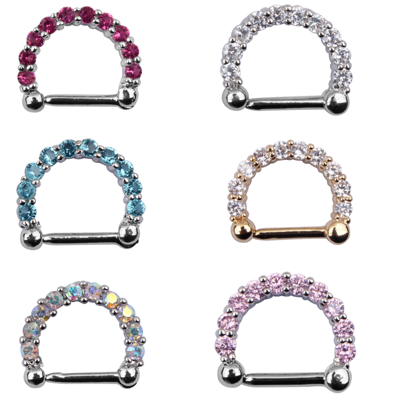 1pcs Hoop Clip On Nose Septum  - огляд і ціна Body Jewelry Cartilage Earrings