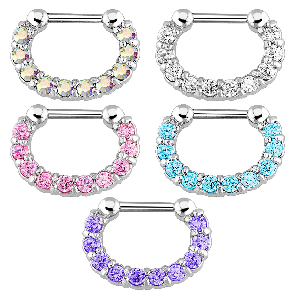 1pcs Hoop Clip On Nose Septum  - огляд і ціна Body Jewelry Cartilage Earrings