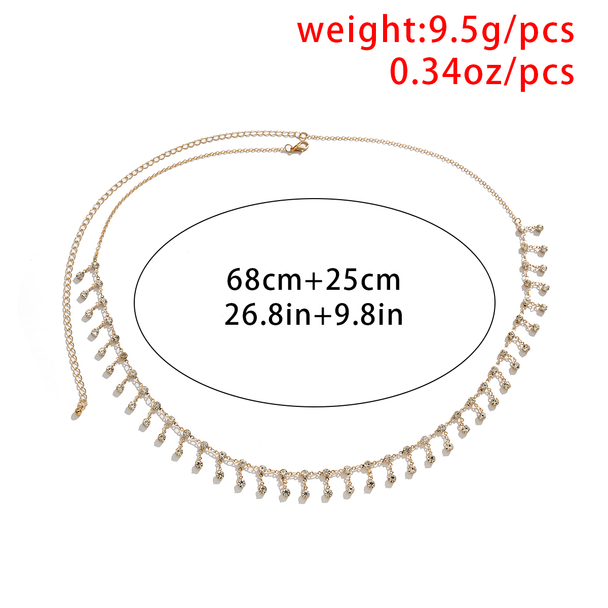Sexy Tassel Waist Chain Belt Z - огляд і ціна Body Jewelry Online