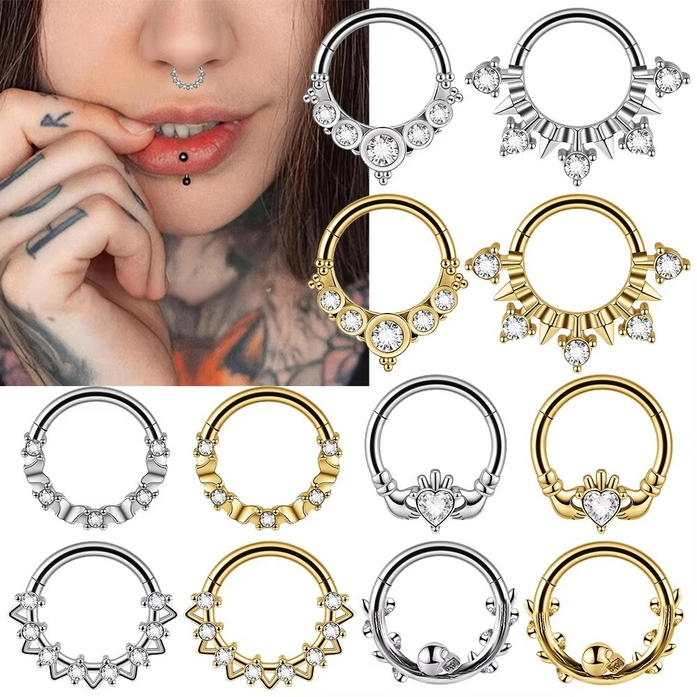 1PC Stainless Steel Septum Cli - огляд і ціна Body Jewelry Septum
