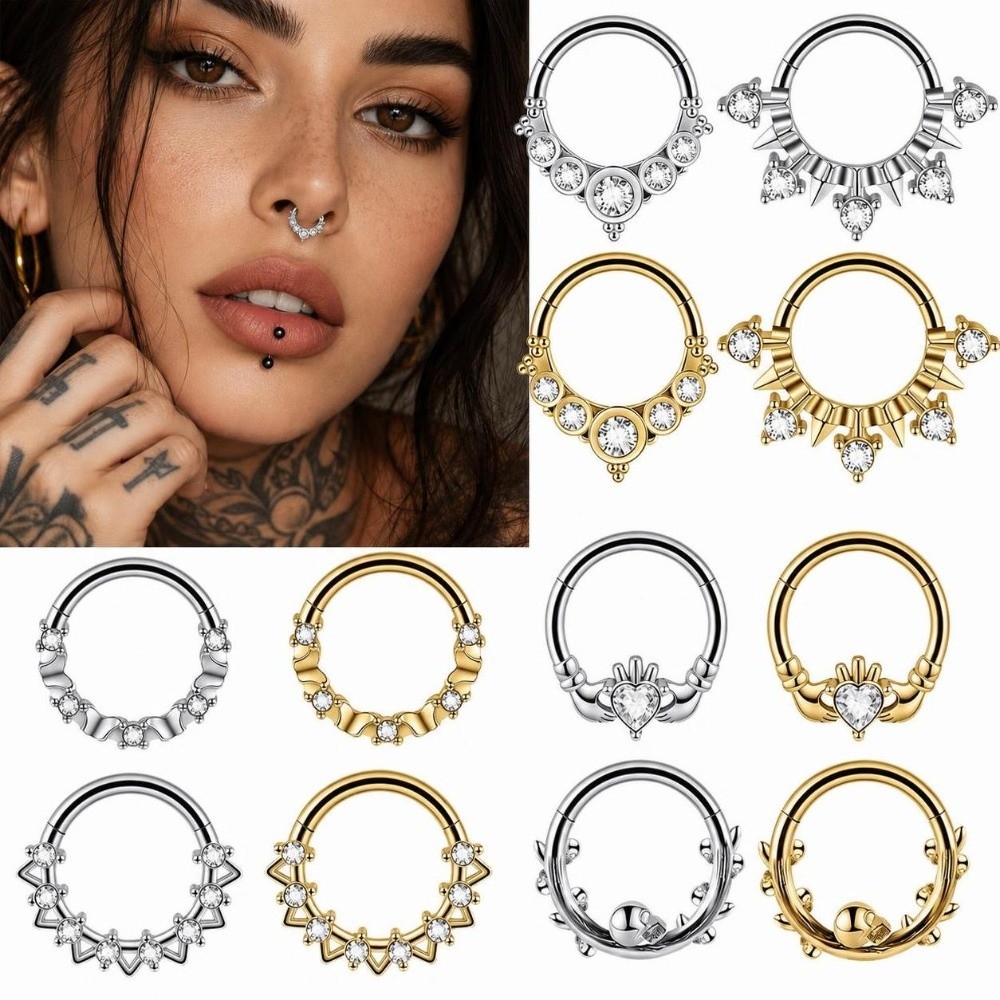 1PC Stainless Steel Septum Cli - огляд і ціна Body Jewelry Septum