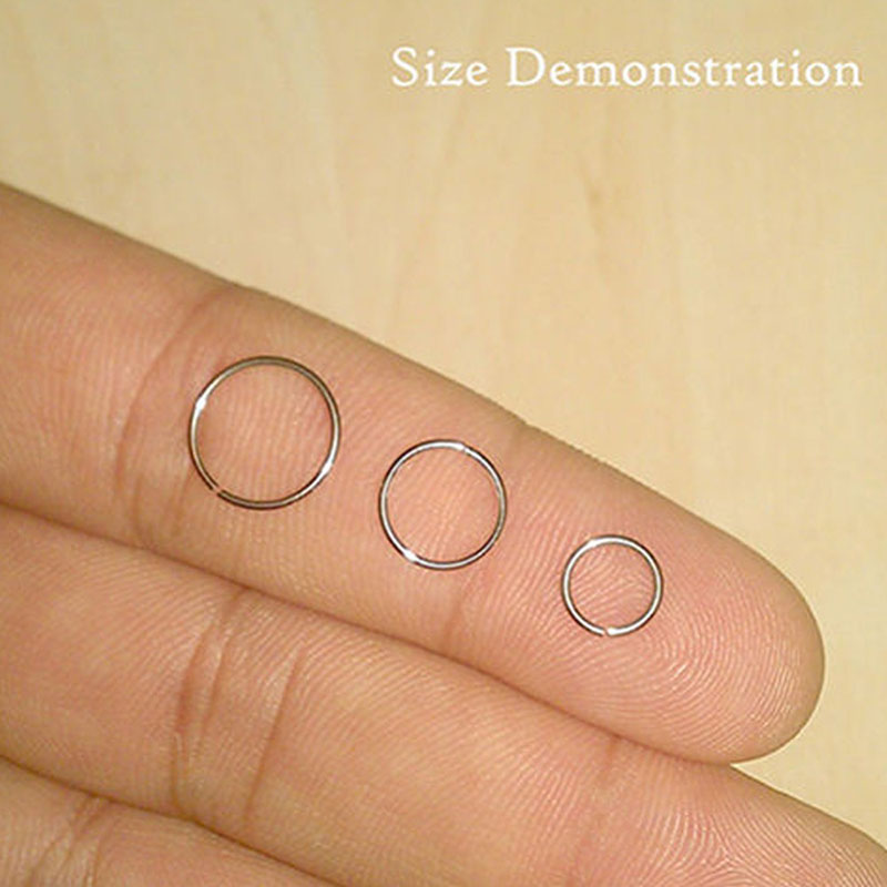 925 silver nose ring lip ring  - огляд і ціна Body Jewelry Cartilage Earrings