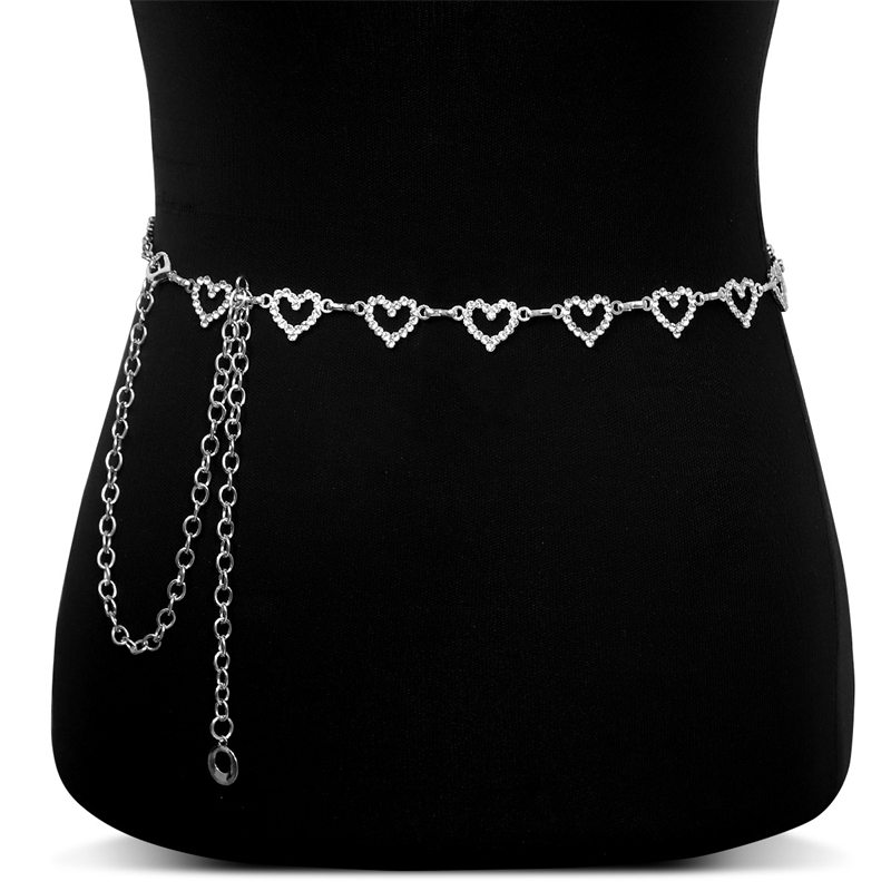 Fashion Rhinestone Heart Waist - огляд і ціна Body Jewelry Online