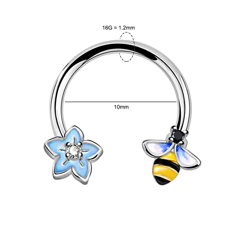 16G Septum Ring Daith Piercing - огляд і ціна Body Jewelry Cartilage Earrings