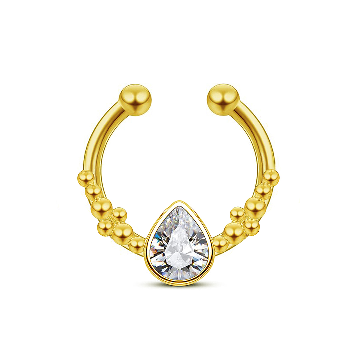 Stainless Steel Horseshoe Wate - огляд і ціна Body Jewelry Septum