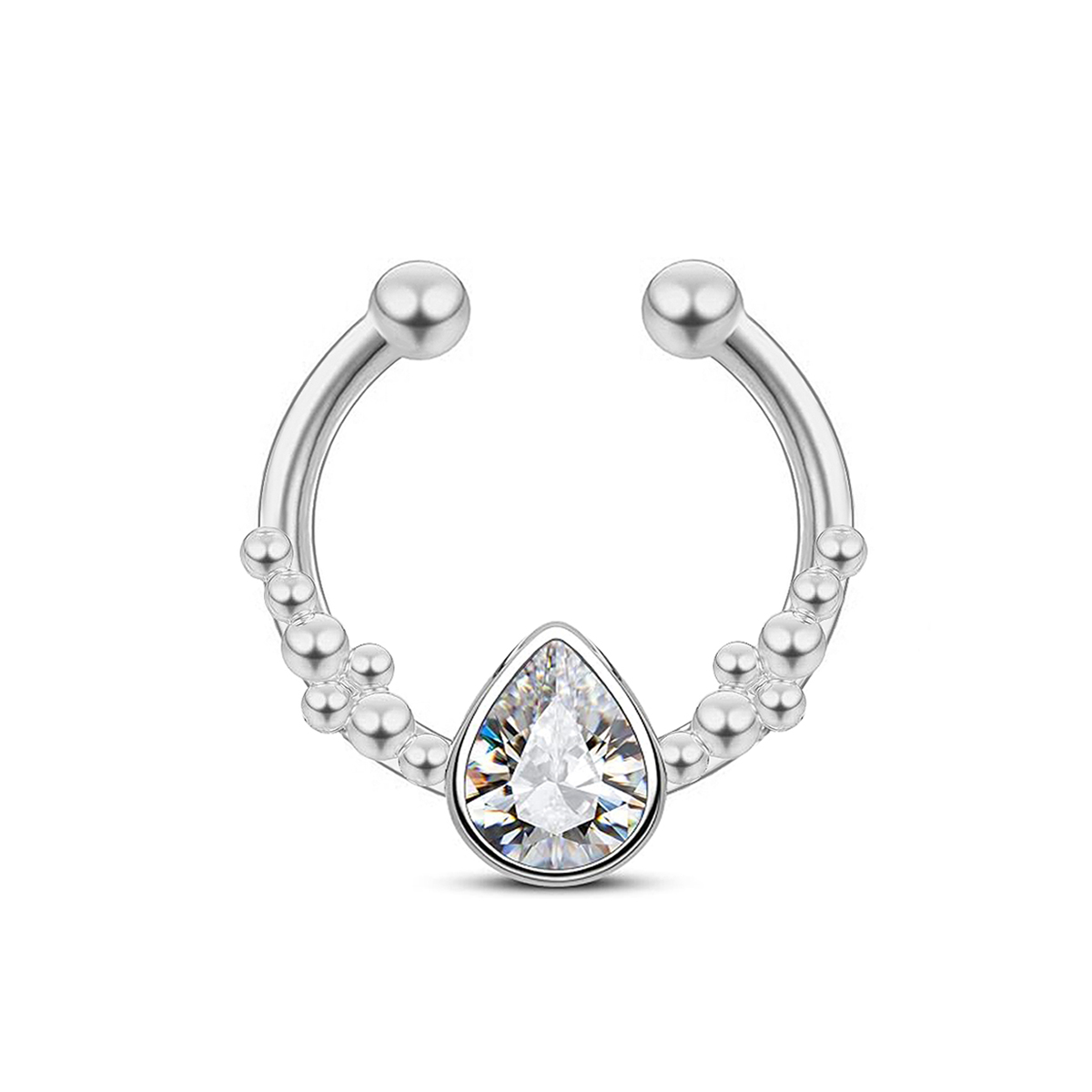 Stainless Steel Horseshoe Wate - огляд і ціна Body Jewelry Septum