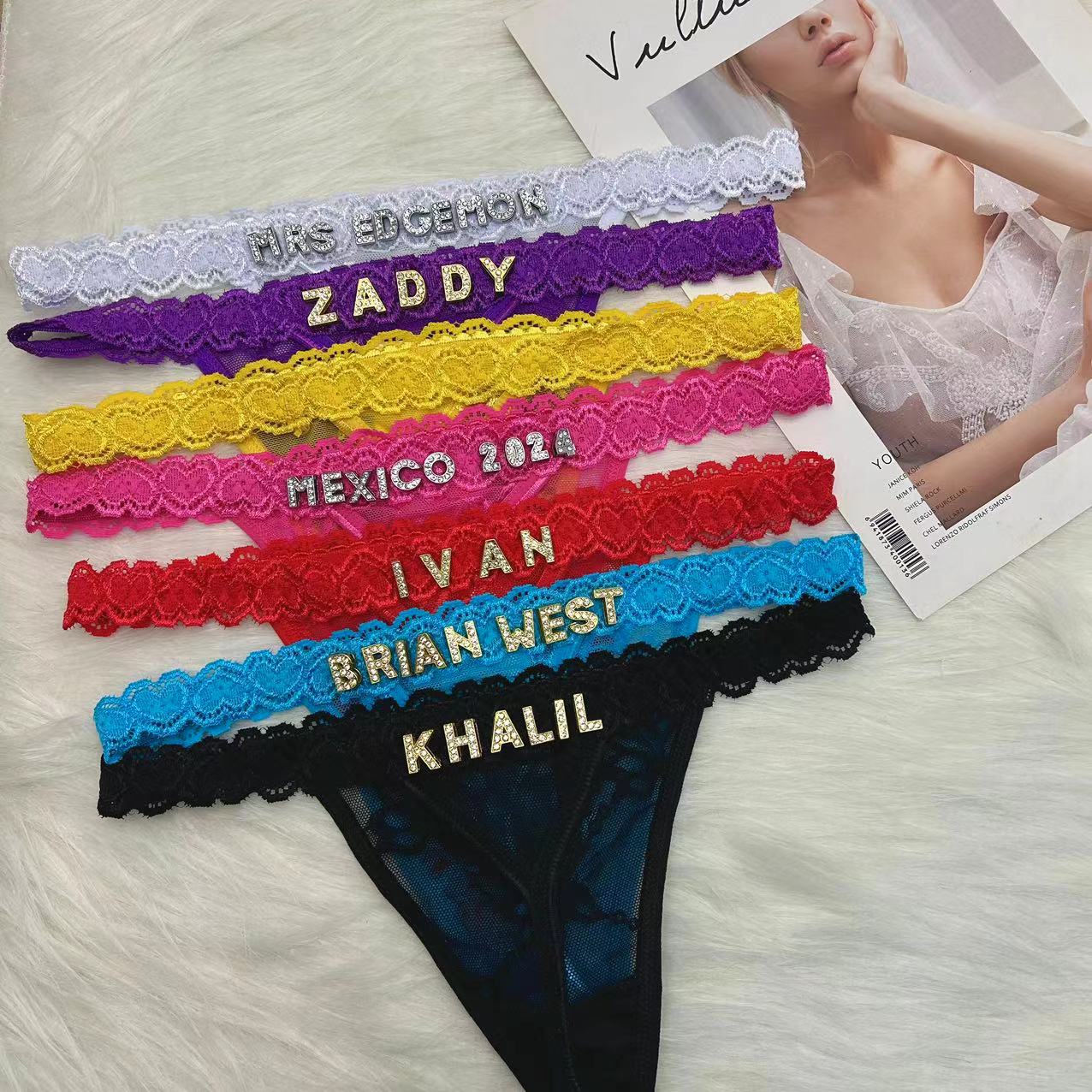 Custom Thong Panties with Name - огляд і ціна Body Jewelry Names