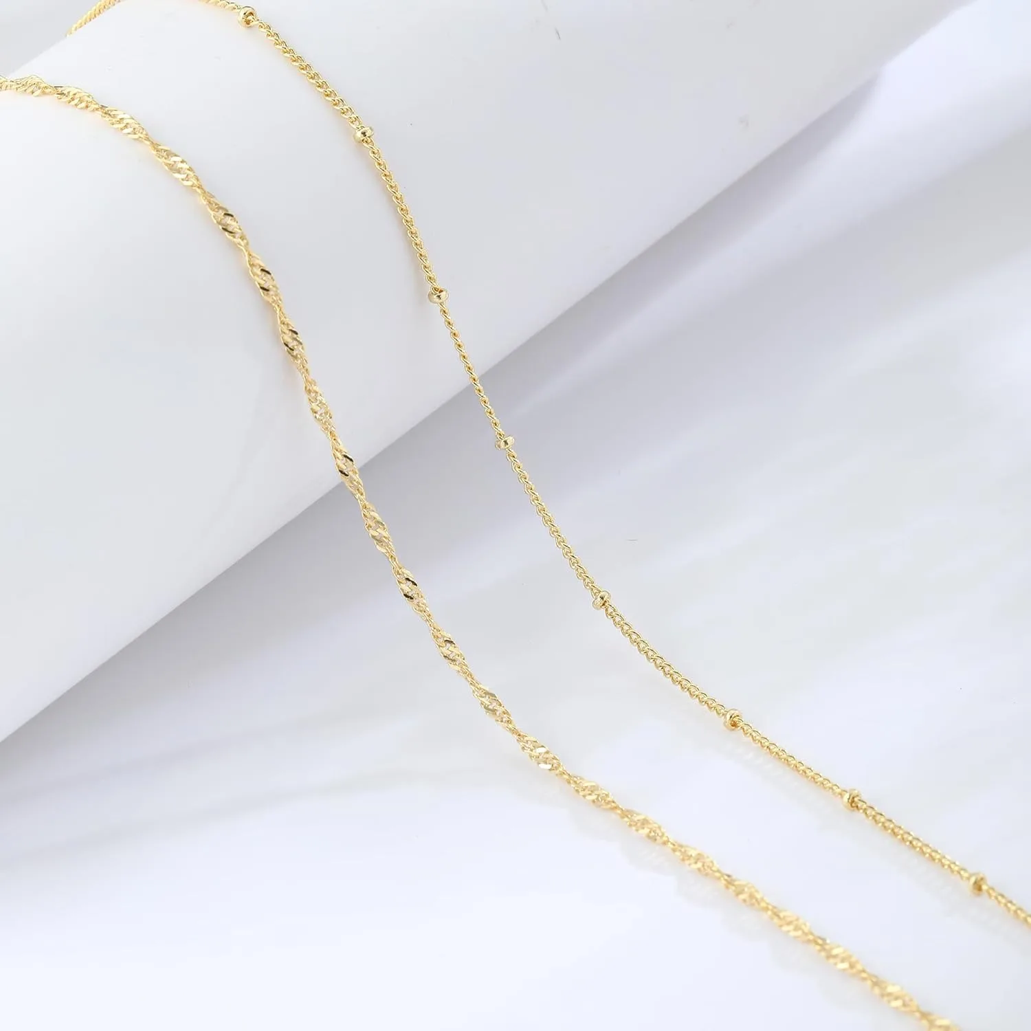 14k Gold Plated 26-33Inch Adju - огляд і ціна Body Jewelry Chain