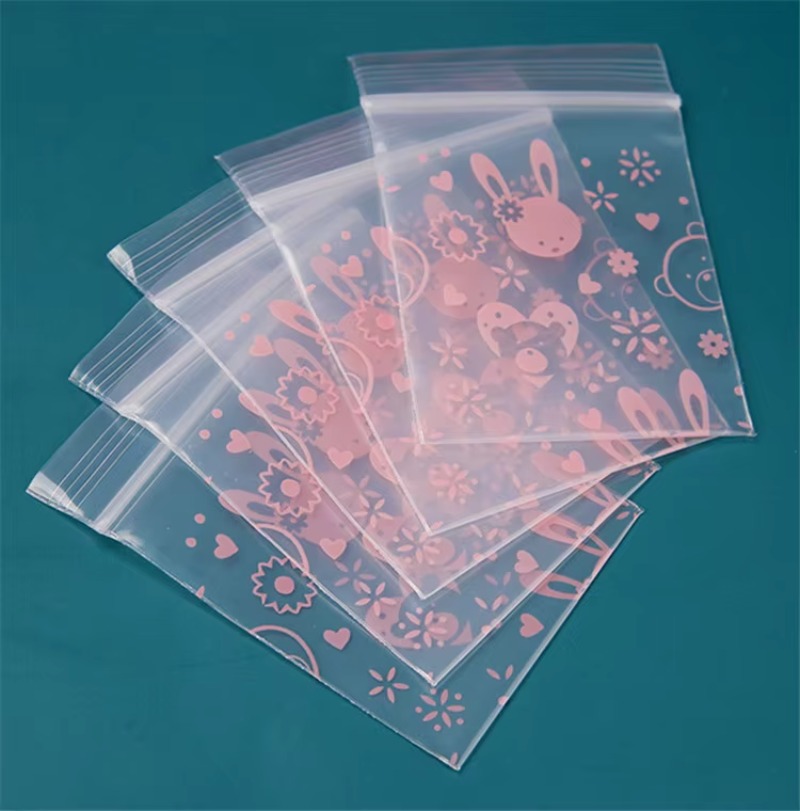 100PCS Pink Rabbit Plastic PE  - огляд і ціна Body Jewelry Back