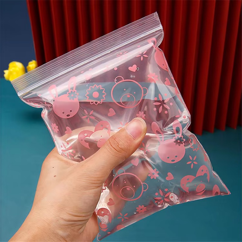 100PCS Pink Rabbit Plastic PE  - огляд і ціна Body Jewelry Back