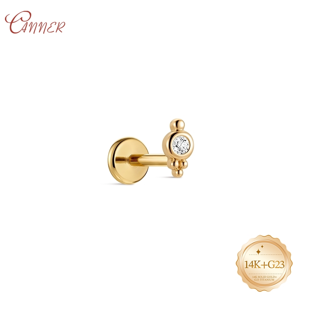 CANNER 14K Solid Gold internal - огляд і ціна Body Jewelry Cartilage Earrings
